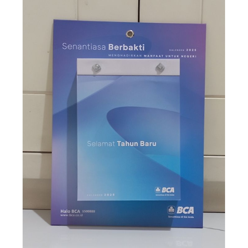 

Kalender Harian Bank BCA 2025