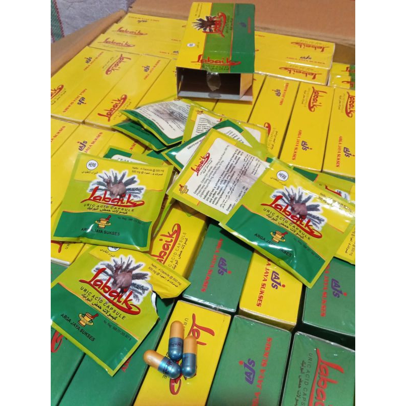 jamu herbal asam urat urid acid labaik kapsul