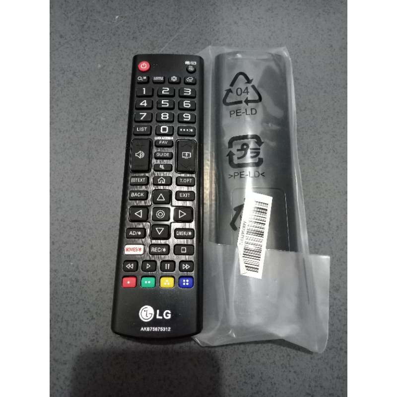 REMOT REMOTE TV LG LCD/LED SMART TV AKB75675312 ORIGINAL QUALITY
