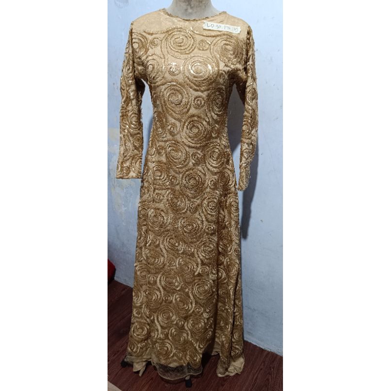 pl gaun pesta | pl gaun pesta full brokat | dress pesta | gaun pesta