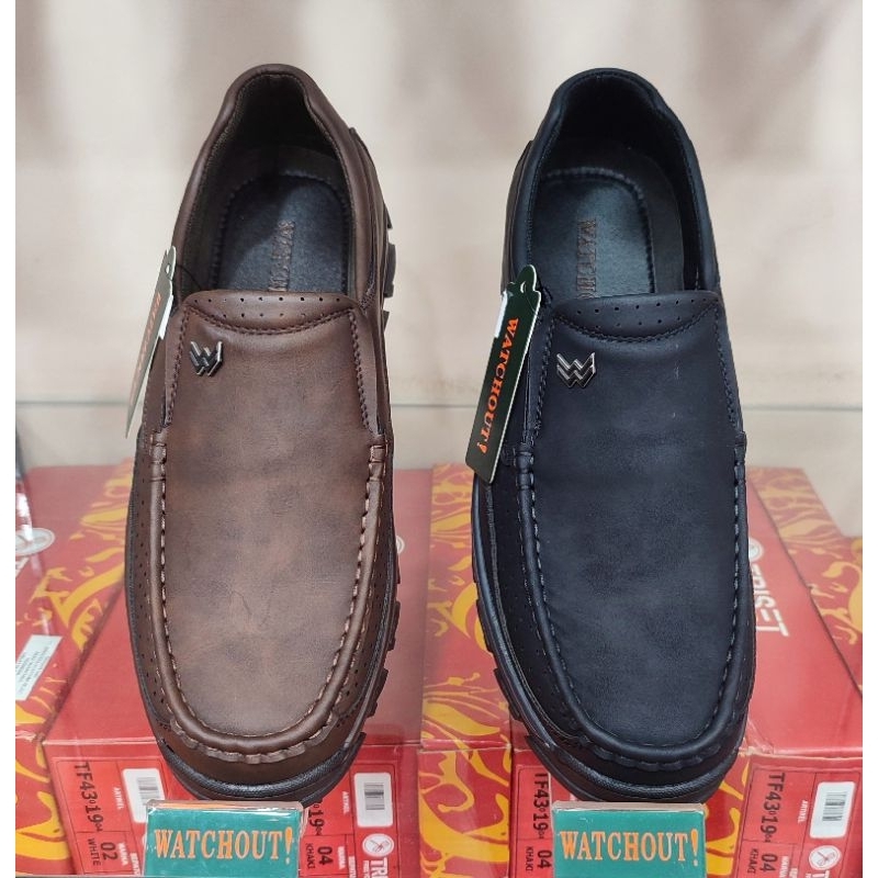 Sepatu Casual Pria Slip On Ringan dan Anti Slip WATCHOUT 100% Original