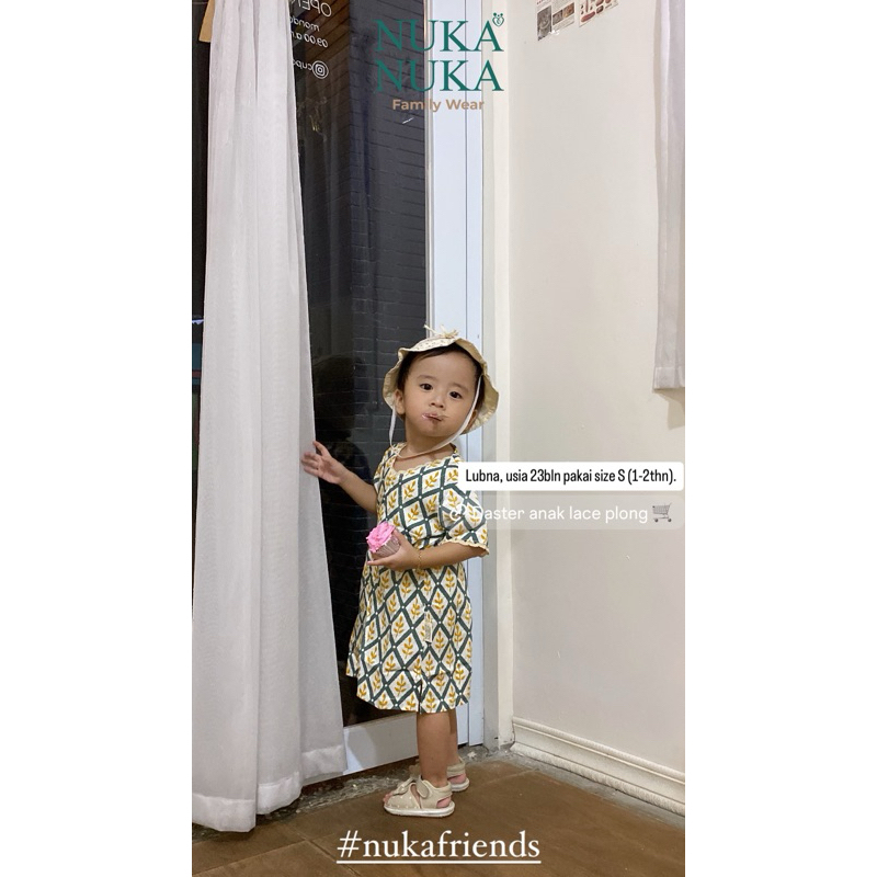 DASTER ANAK LACE PLONG - Dress Anak - Daster Anak - Dress Simpel Anak - Dress Rayon - Daster Rayon -