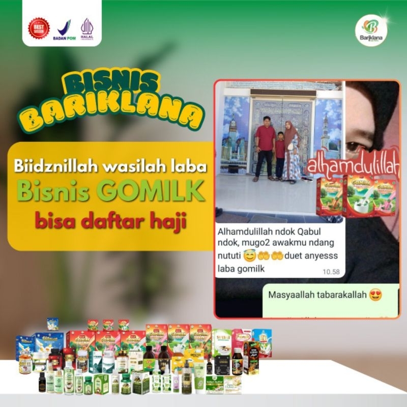 

PAKET RESELLER GOMILK Susu Kambing Etawa Plus Herbal Daun Kelor (13 box)