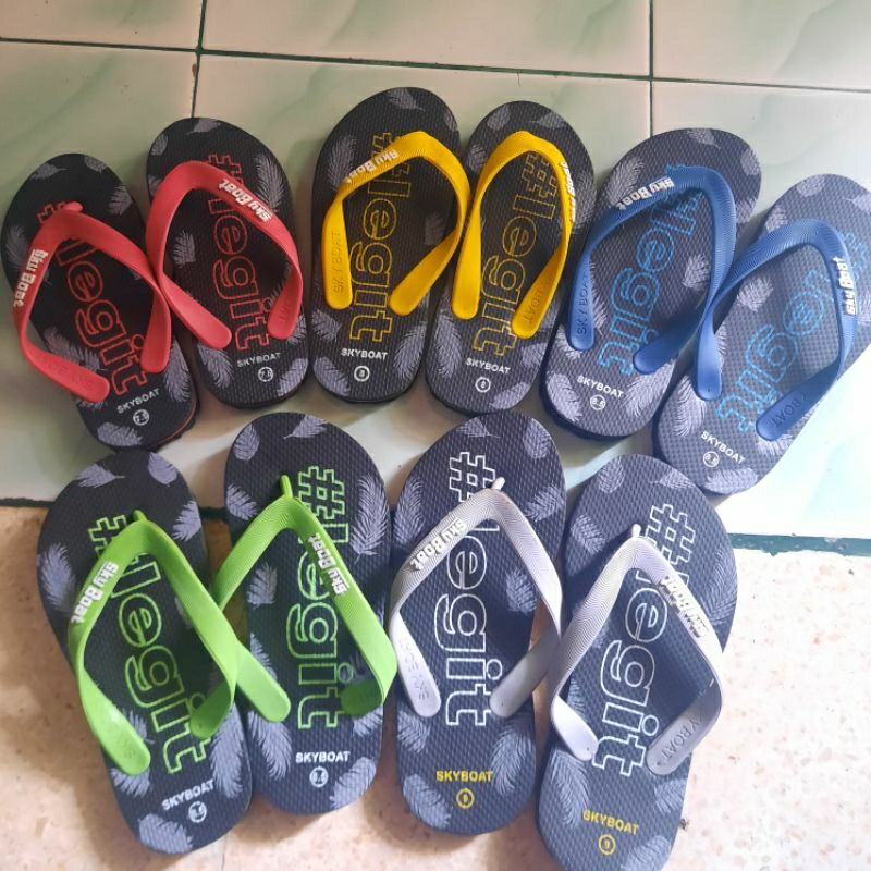 Sandal Sky boat tanggung