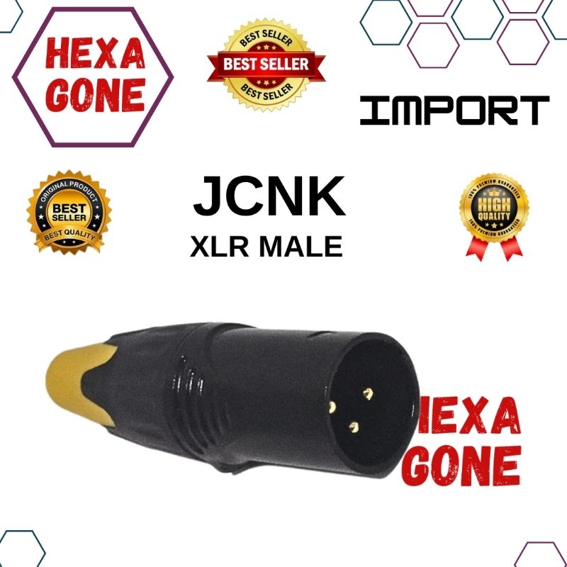 Jack Canon XLR Male cowo STX