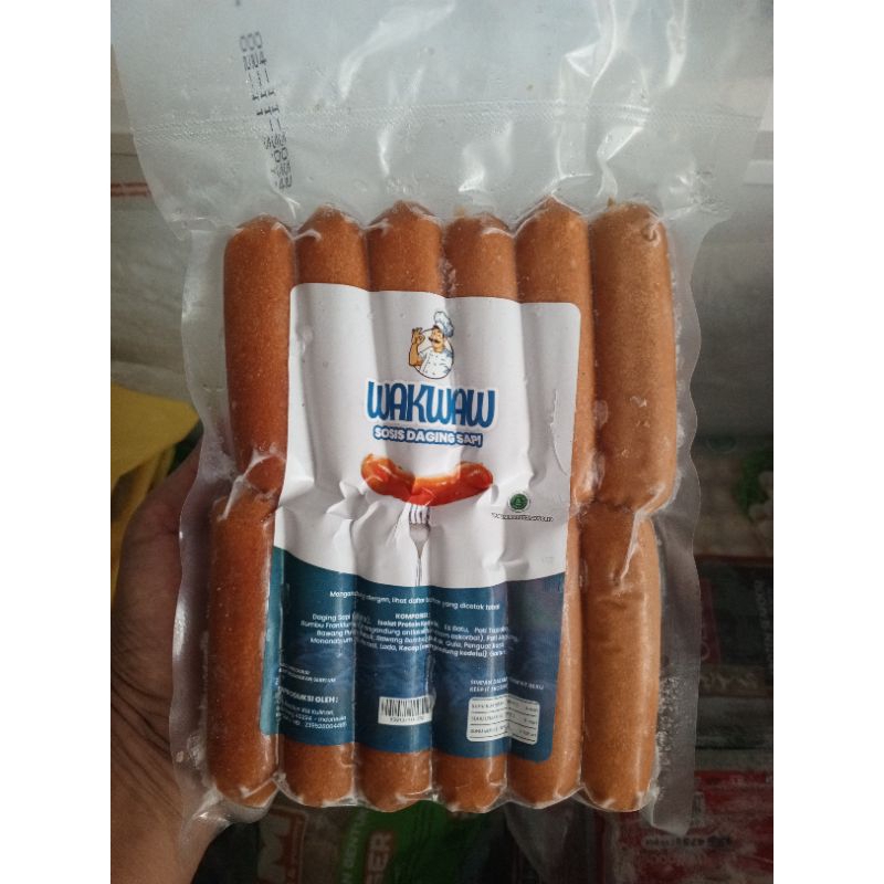 

Wakwaw Sosis Sapi Bakar isi 12 kemasan 500 gram