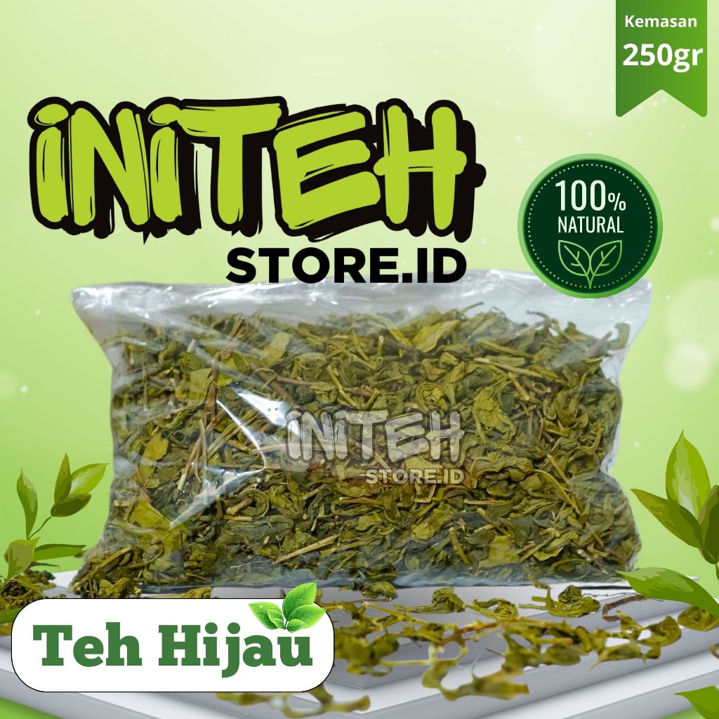 

Daun Teh Hijau 500gr Teh Hijau Alami INITEH STORE ID