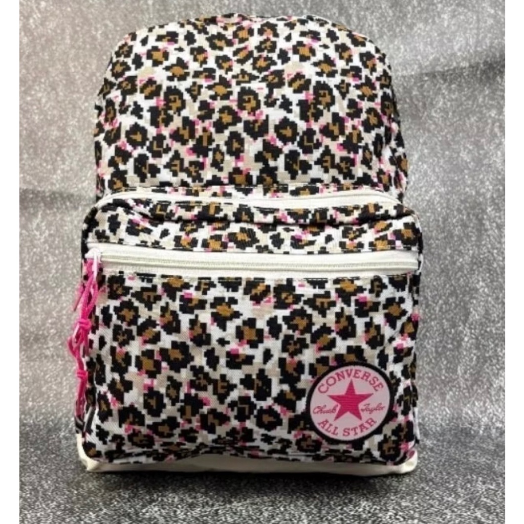 TAS RANSEL CONVERSE ALL STAR LEOPARD PINK ORIGINAL LEOPARD PINK BACKPACK