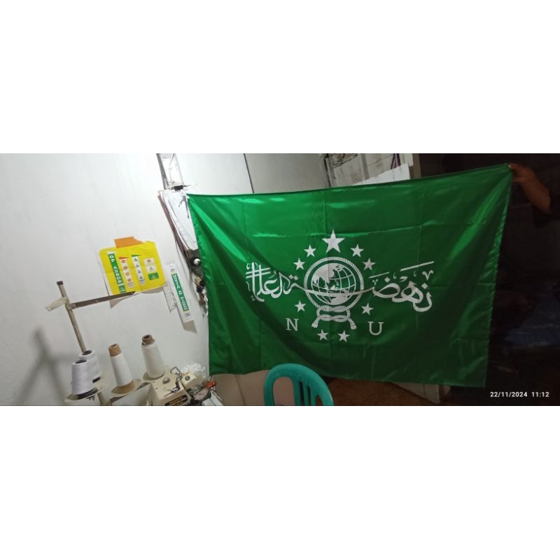 bendera nu jumbo ukuran 150cm x 100cm