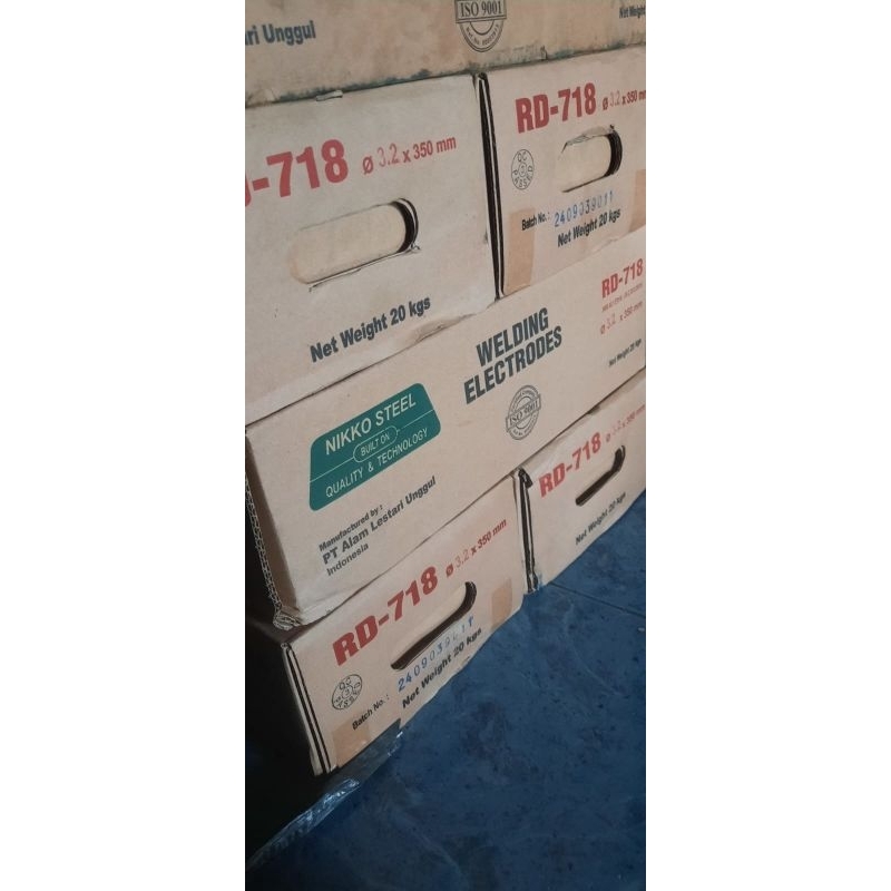 KAWAT LAS RD-718 NIKKO STEEL AWS E7018 Size. 3.2MM