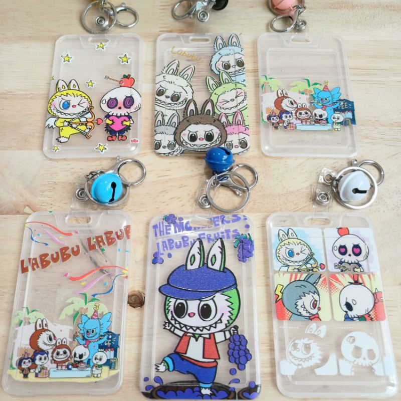 

id tag nama transparan (no tali) LABUBU