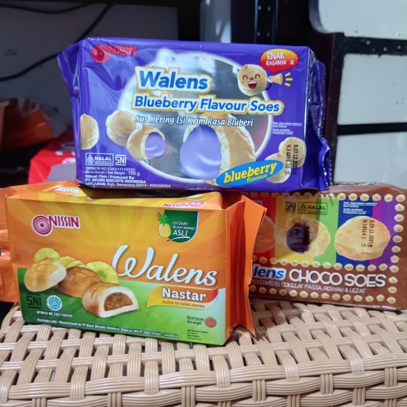 

Nissin Walens Blueberry / Choco Soes / Nastar