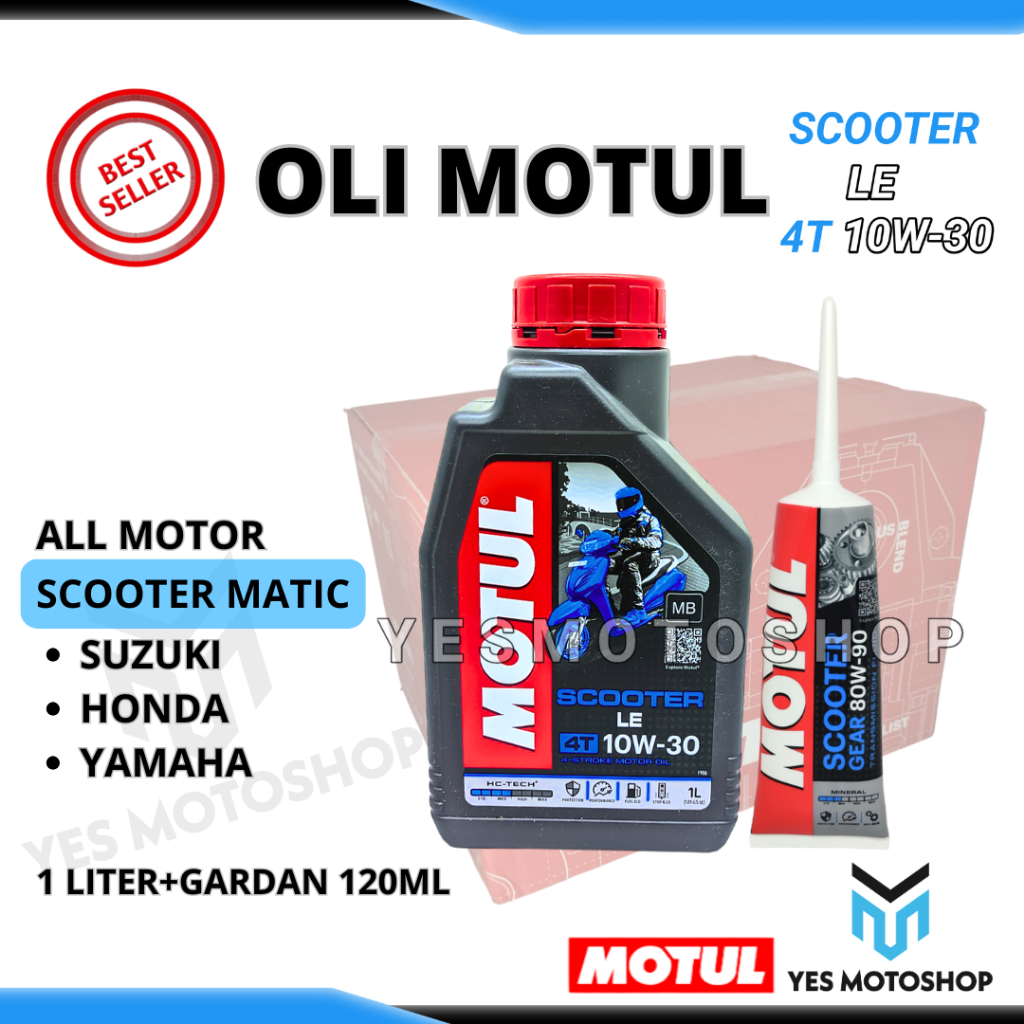 OLI MOTUL MOTOR MATIC SCOOTER LE 10W-30 4T 0.8 LITER 1 LITER VARIO BEAT SCOOPY NMAX AEROX LEXI MIO
