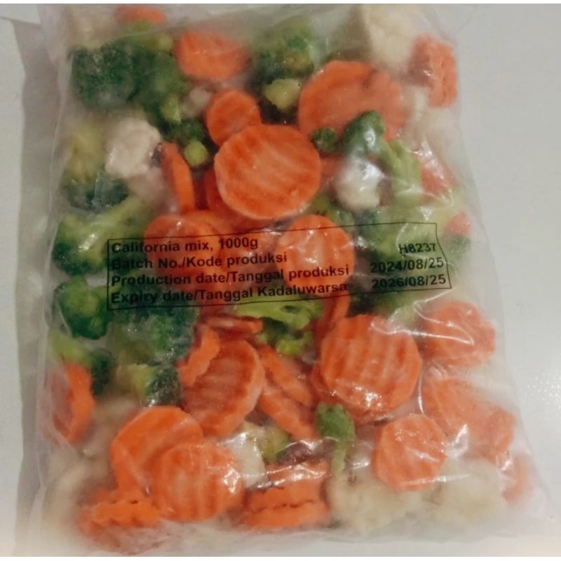California Mix Vegetable Frozen 1Kg