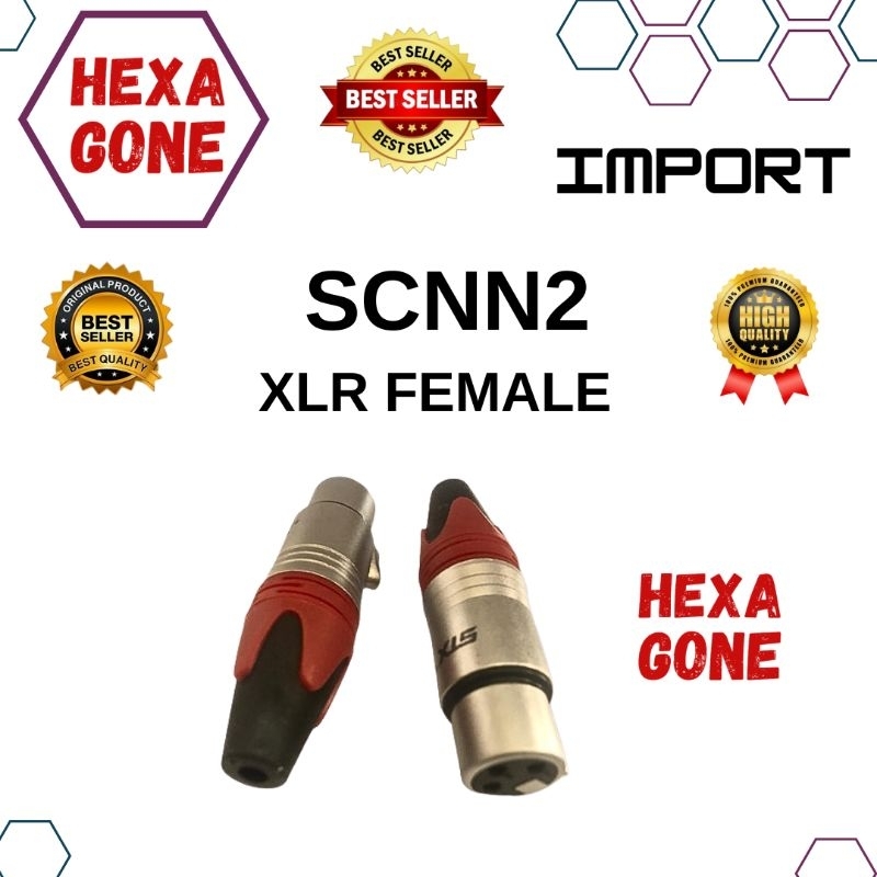 Jack Canon XLR Female Cewe STX