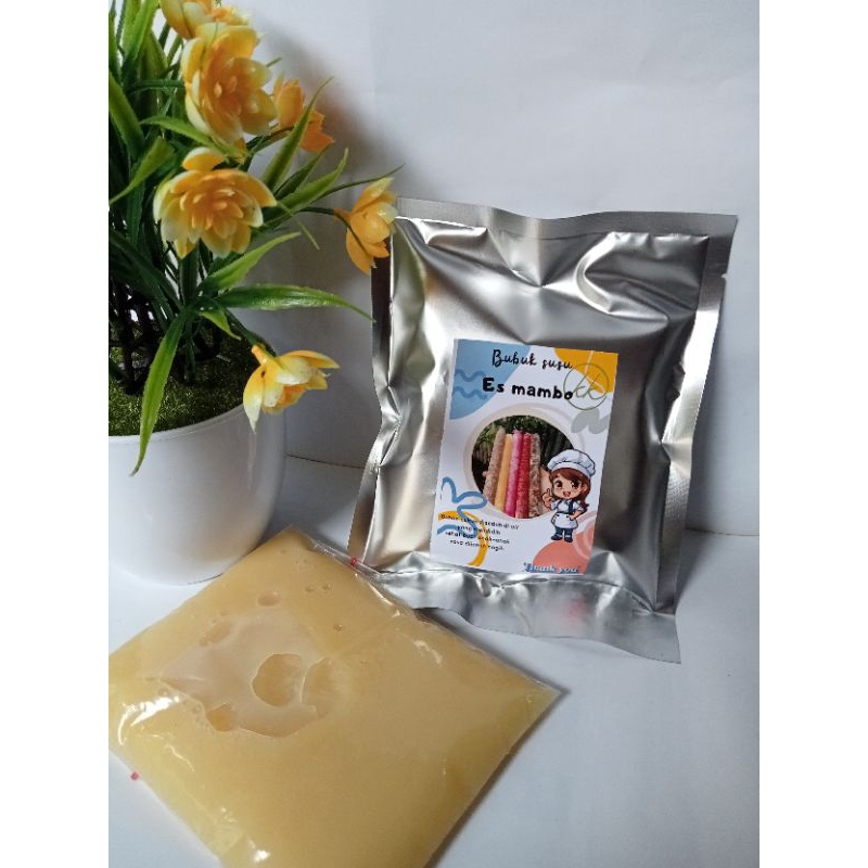 

Paket es mambo,bubuk susu instan 500g Dan crim 50 pcs