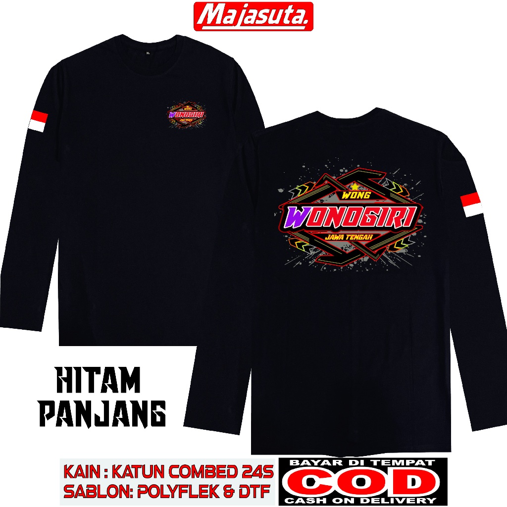 KAOS WONG WONOGIRI JAWA TENGAH M2 DTF MODEL RACING BISA COD KAOSKEREN KAOSDISTRO