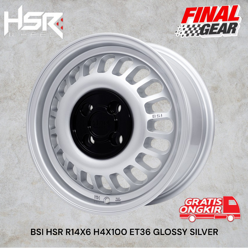 velg mobil r14 murah model kaleng pcd 4x100 untuk brio jazz alya sigra yaris vios dll tipe hsr bsi