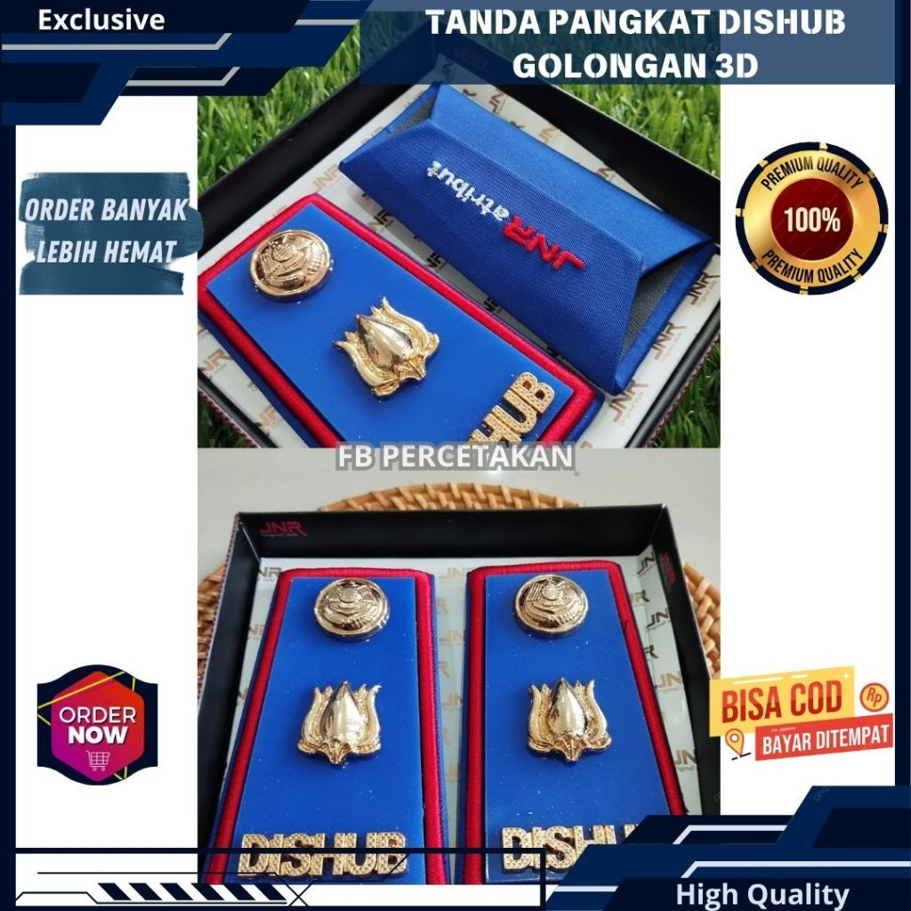 TANDA PANGKAT DISHUB GOLONGAN 3D , PANGKAT DISHUB 3D ( PANGKAT ATRIBUT )