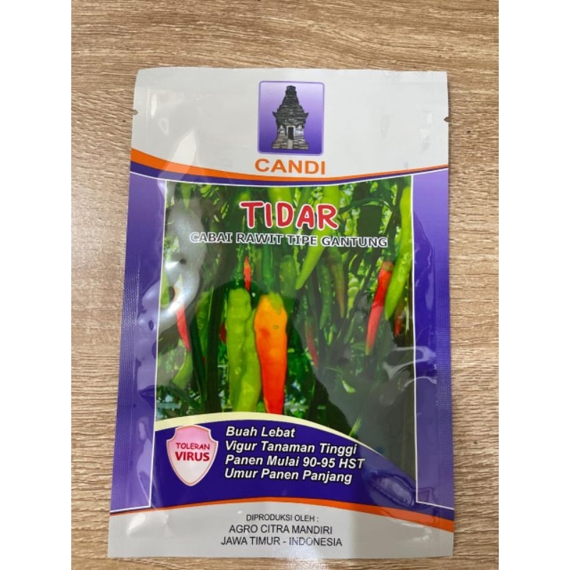 TIDAR benih cabe rawit tipe gantung isi 10 gr