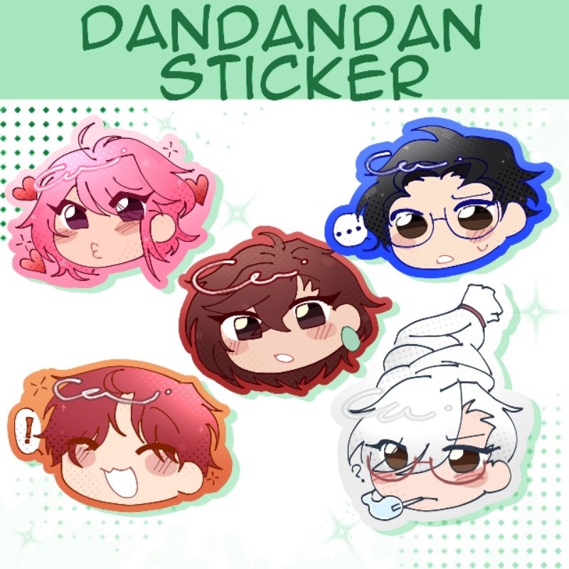 

Dandandan stickers fanmerch