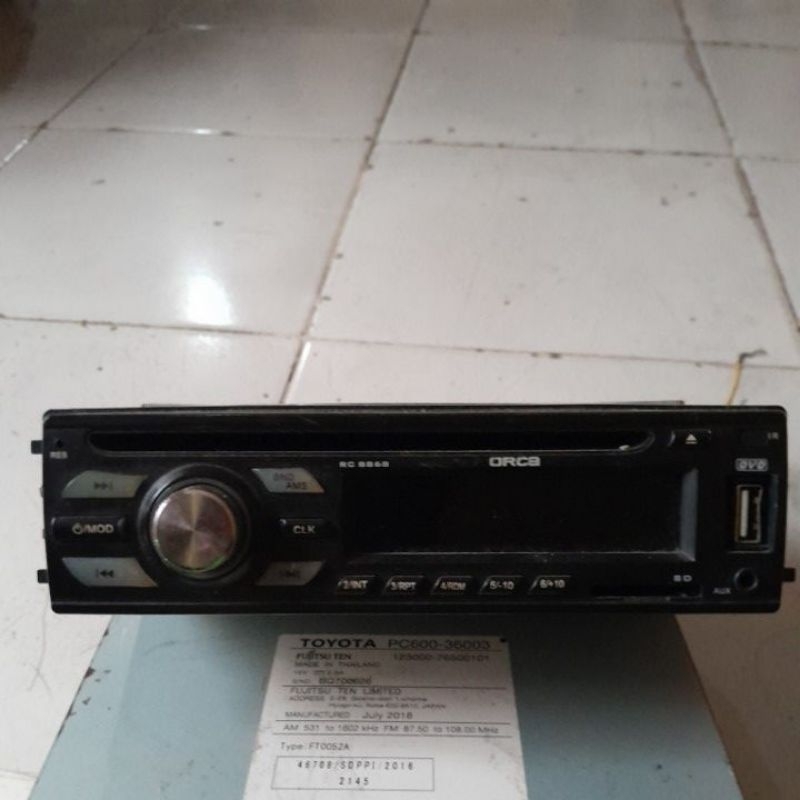 tape mobil/head unit orca second