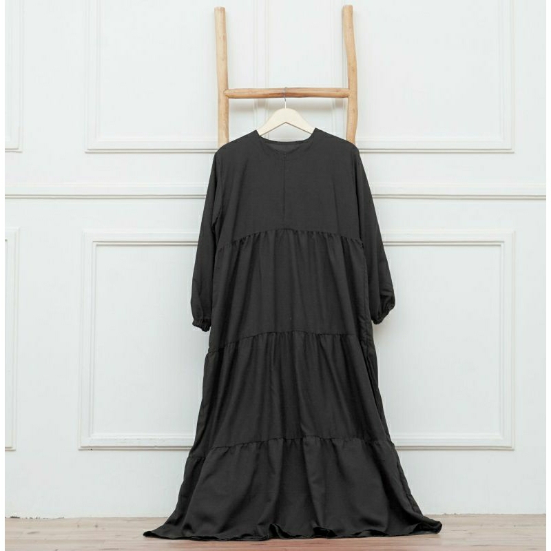 Gamis Anak Perempuan Polos Bahan Rayon Premium