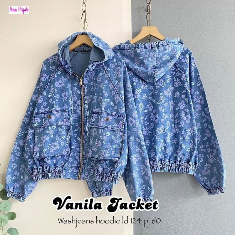 Ana Hijab - Koleksi Jacket Jeans Wanita Kekinian | Flower Vanila Rocky Talia Panther Little Mo Balen
