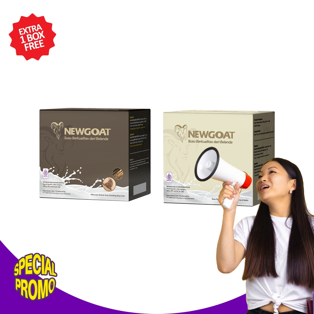 

Susu Kambing Newgoat Beli 2 Free 1 Box