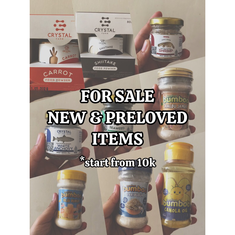 

JUAL RUGI Berbagai Barang NEW & PRELOVED Under 50k