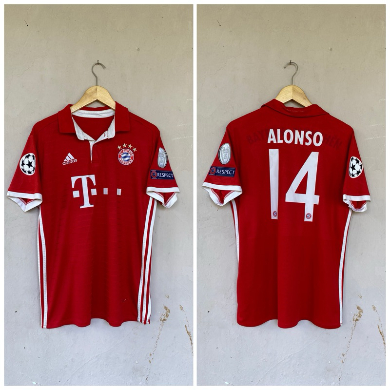 Jersey Bayern Munchen Home 2017 Full Patch Grade Ori