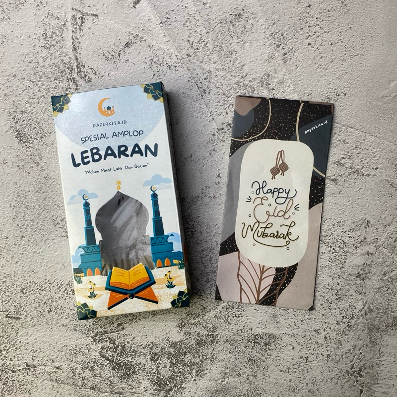 

Amplop Lebaran Idul Fitri 2025 motif isi 50pcs box premium