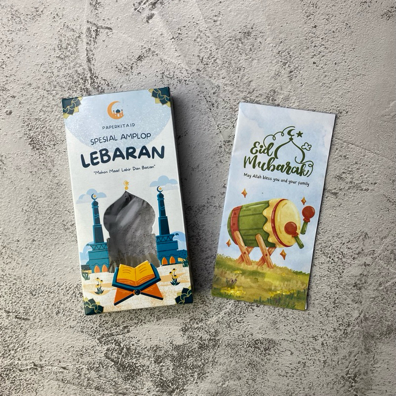 

Amplop Lebaran Idul Fitri 2025 motif isi 50pcs box premium