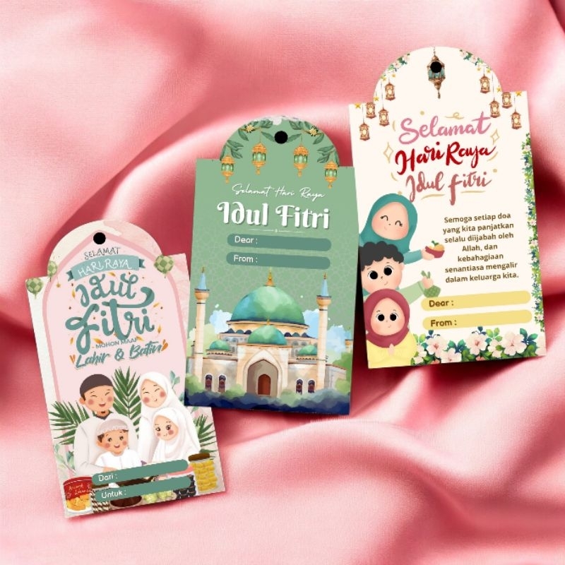 

Hangtag parcel bingkisan Lebaran Idul Fitri