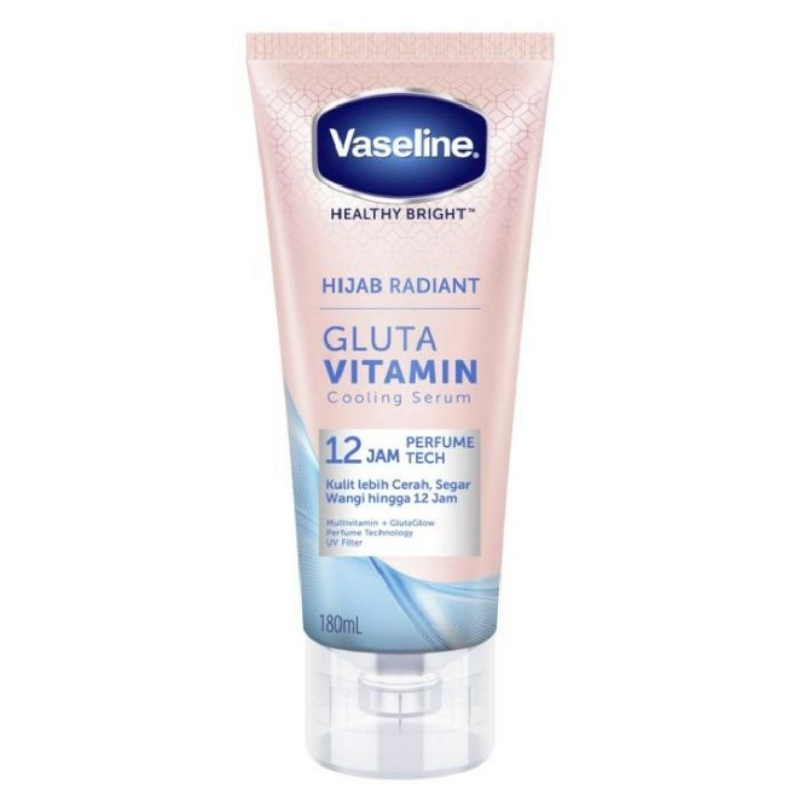Vaseline Hand Body Lotion Hijab Radiant Cooling Serum 180ml