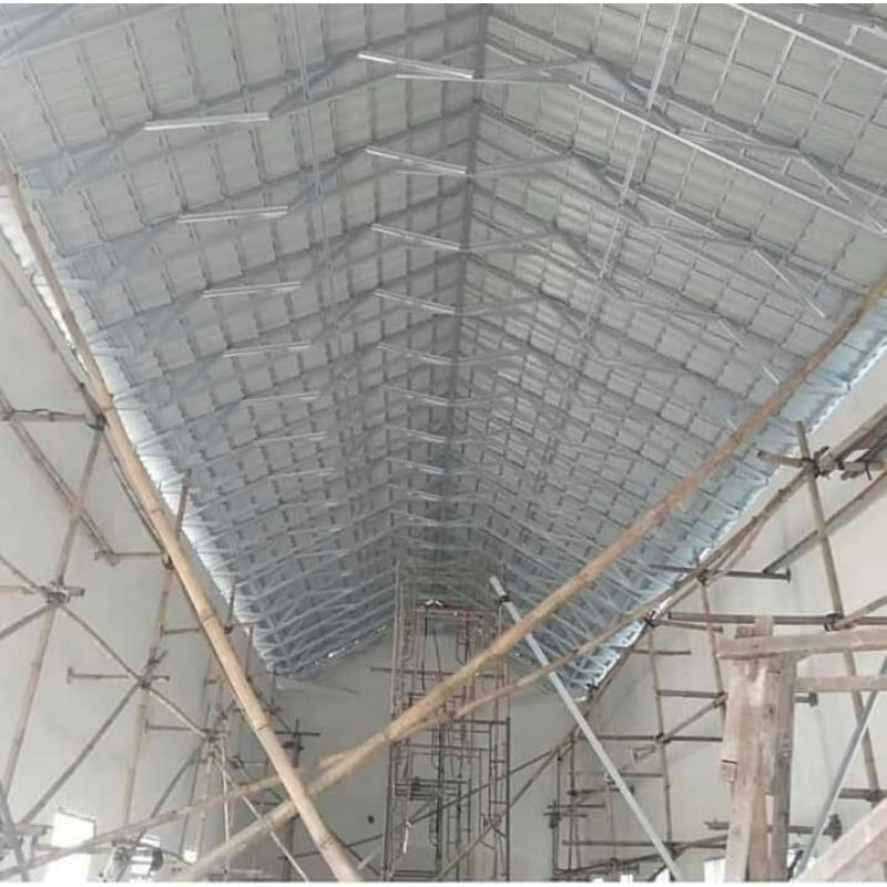 menerima jasa bongkar pasang rangka baja ringan dan atap spandek polos
