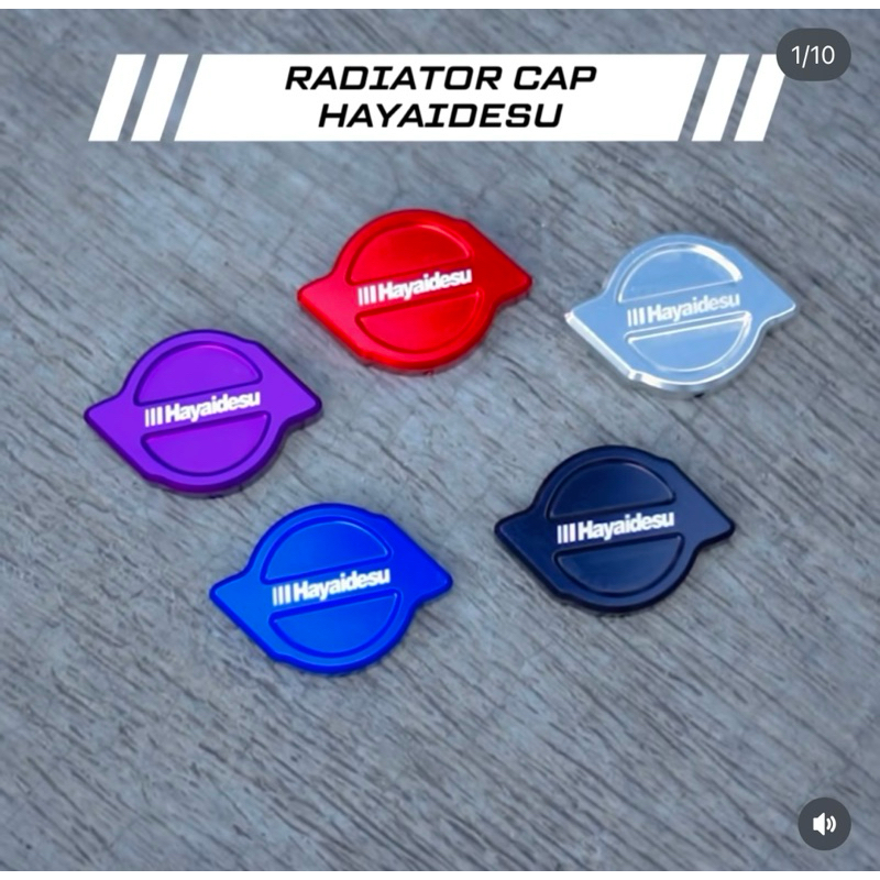 CAP RADIATOR CNC HAYAIDESU / TUTUP RADIATOR HAYAIDESU
