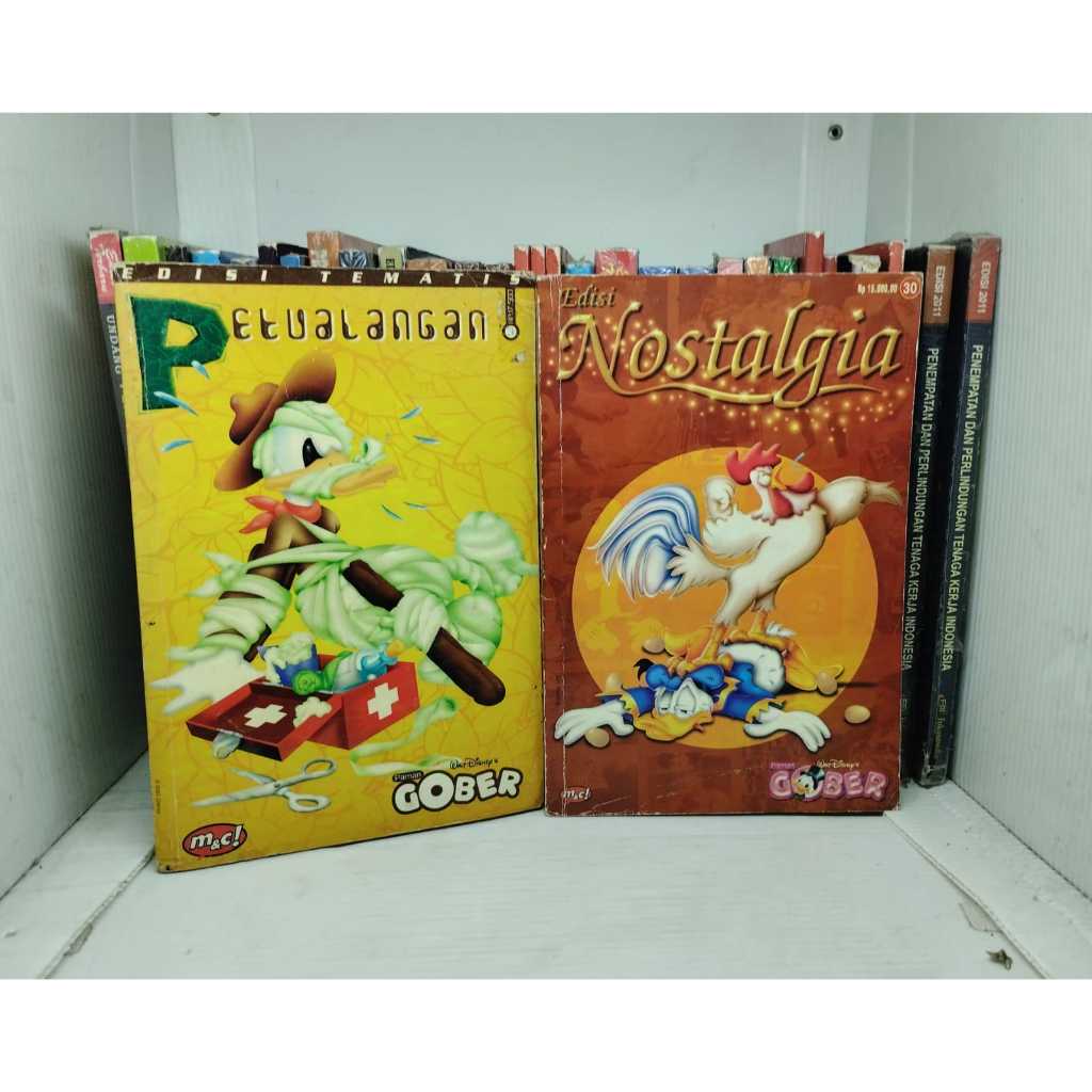 KOMIK PAMAN GOBER EDISI TEMATIS PETUALANGAN VOLUME 3 DAN EDISI NOSTALGIA VOLUME 30