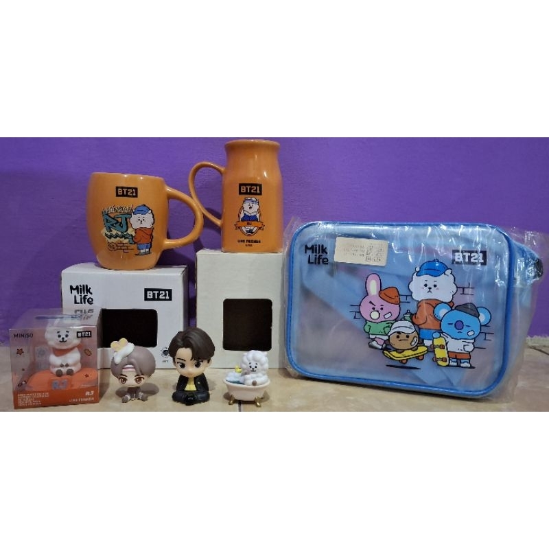 Tumbler Mug Milk Life BT21 (BACA DESKRIPSI)