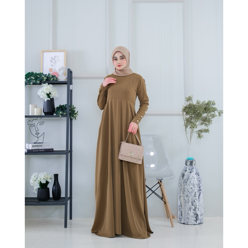 Raisa Dress/Abaya/Dress Wanita/Dress Hijab/Maxi Dress