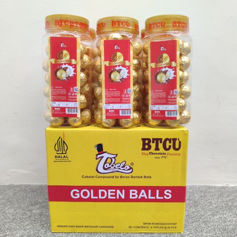 

COKLAT TOBELO GOLDEN BALL KEMASAN DUS ( 6 toples)