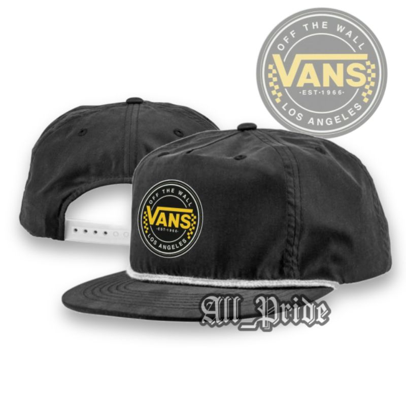 Topi Snapback Classic Vans Los Angeles / Topi Snapback Oldschool Vintage / Rope Hat Cap Unisex Surf 