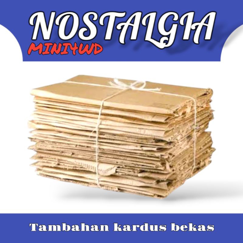 

Tambahan kardus bekas untuk packing (Opsional)