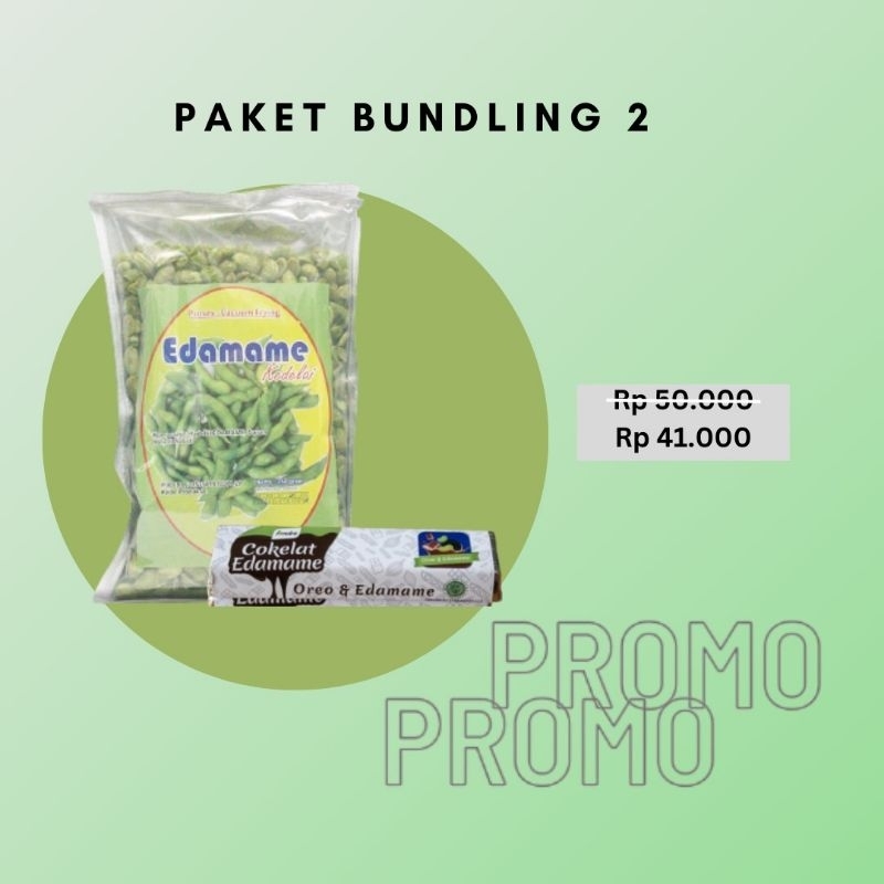 

Paket Bundling 2 Fried edamame 250 gr dan Cokelat Edamame Bar - Agrapana Food Jember
