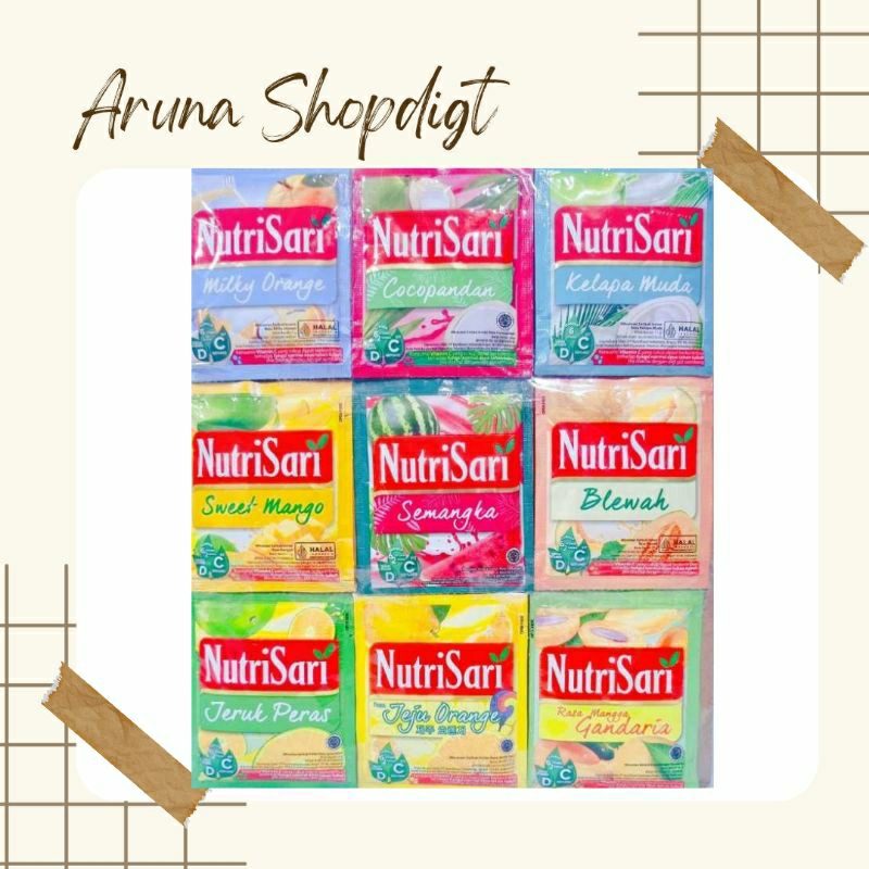 

Nutrisari Milky Orange/ Jeruk Peras/ Blewah/Cocopandan/ Mangga Gandaria/ Jeju Orange/Sweet Mango ( 1 PCS)