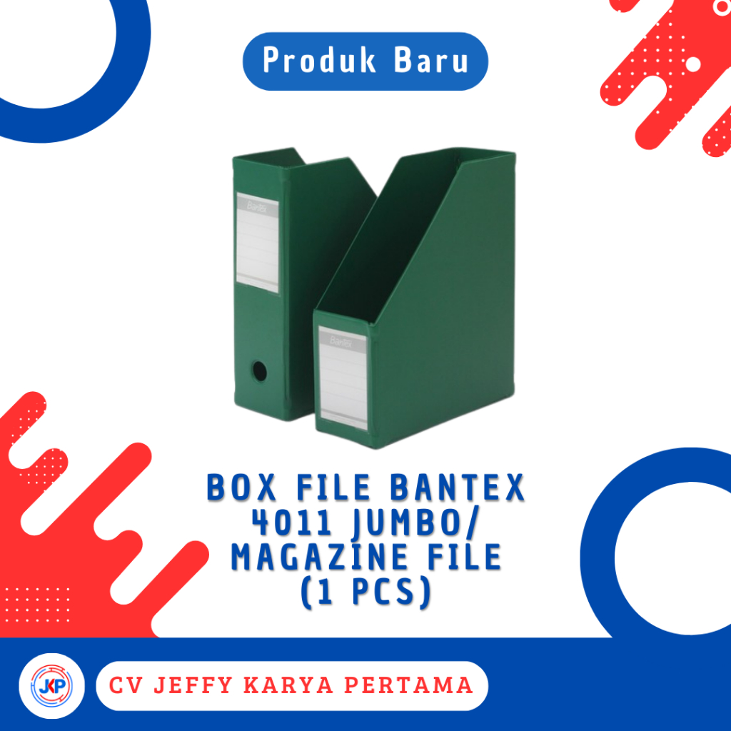 

Box File Bantex 4011 Jumbo / Magazine File (1 Pcs)