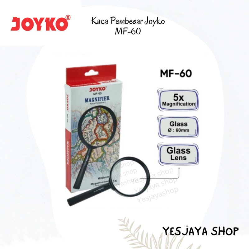 

{1 pc} Kaca Pembesar Joyko Ukuran 60 mm / Kaca Pembesar Joyko MF 60 / Magnifier Joyko MF60 harga grosir / Glass Lens Joyko 60