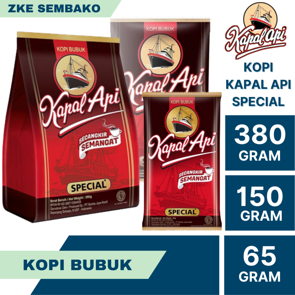 

Kopi Kapal Api Special 380 gr / 150 gr / 65 gr