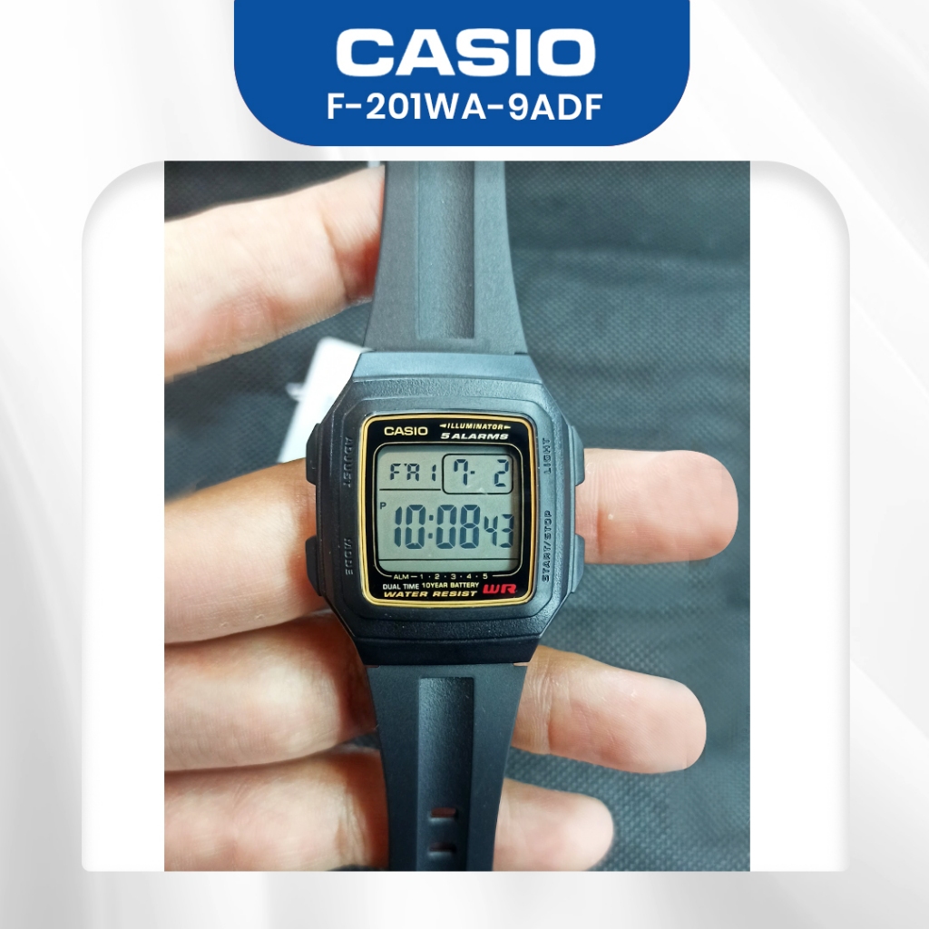 Casio General Digital Man F-201WA-9ADF / F201WA / F201WA9 Original