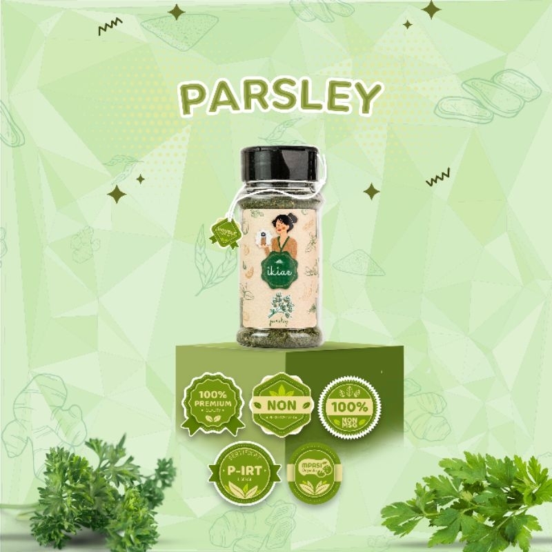 

Parsley Kering / Bumbu Botol 25gr / Premium Quality / IKIAE